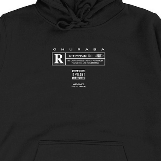 Strange(r) - Hoodie homme, noir