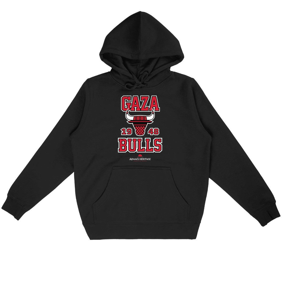 Gaza Bulls - Hoodie homme noir