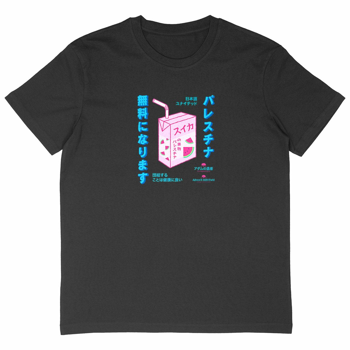 Japalestine パレスチナ - t-shirt oversize, noir