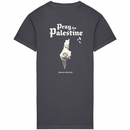 Pray for Palestine - t-shirt oversize noir clair