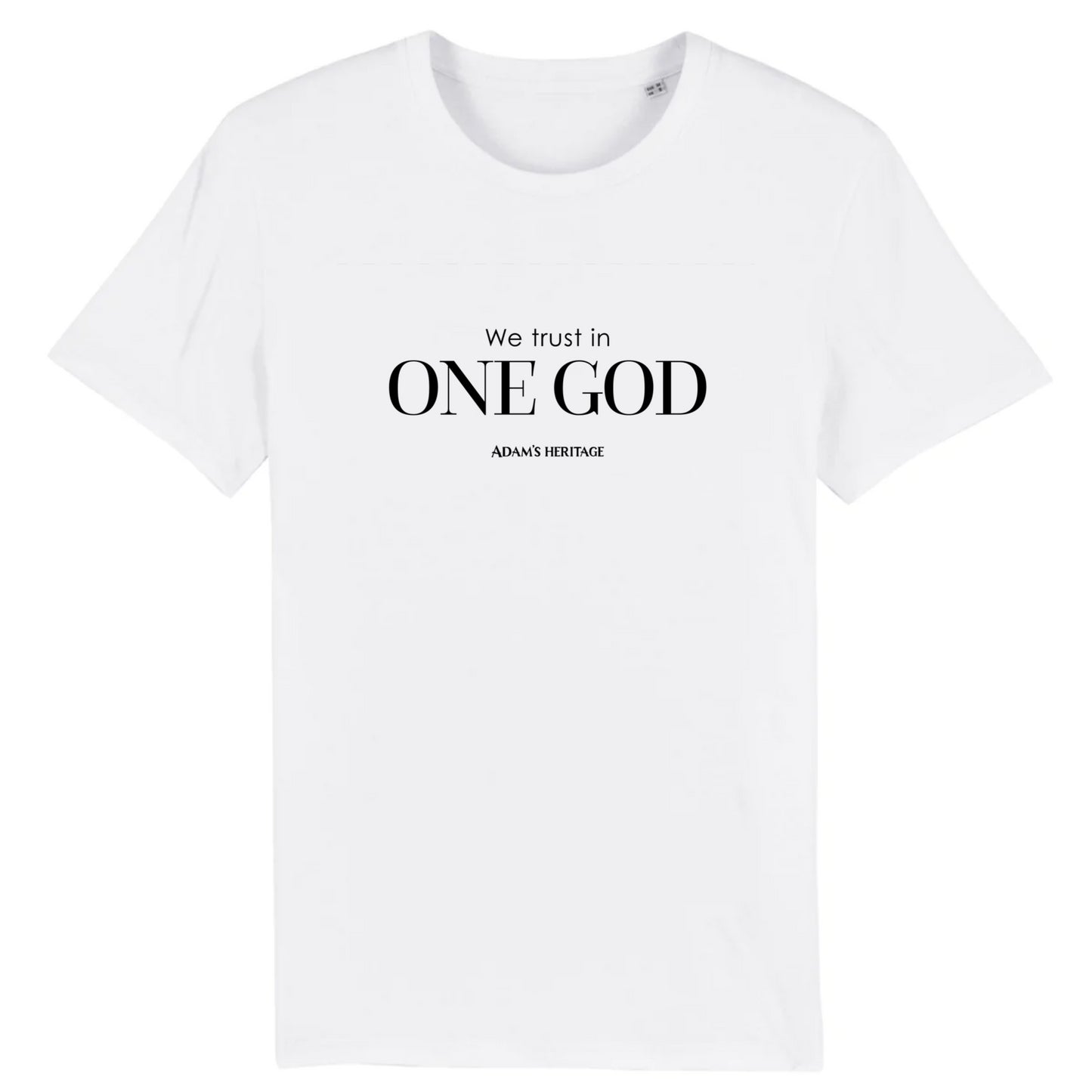 We trust in One God - T-shirt men white