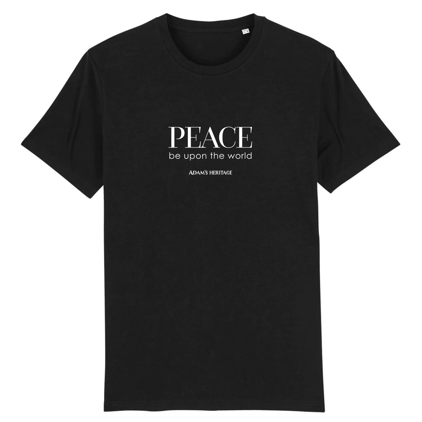 Peace be upon the world - T-shirt men black